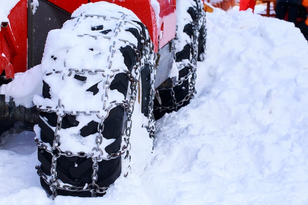 las cadenas de nieve