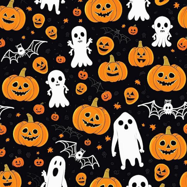 Cadro de fundo de Halloween Ai Generative