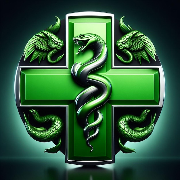 Foto caduceus symbol and icon for international doctors day