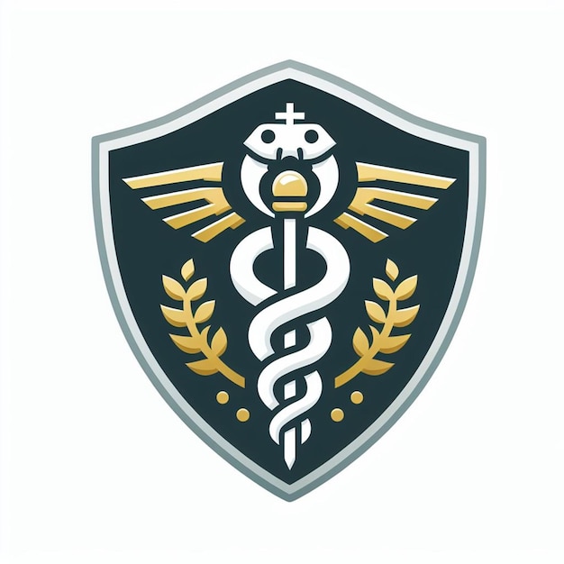 Foto caduceus symbol and icon for international doctors day