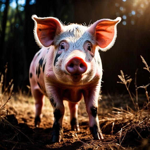 Cães animais selvagens que vivem na natureza parte do ecossistema