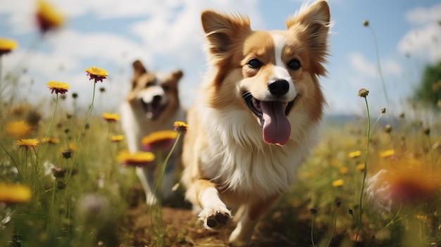 Foto cães de corrida