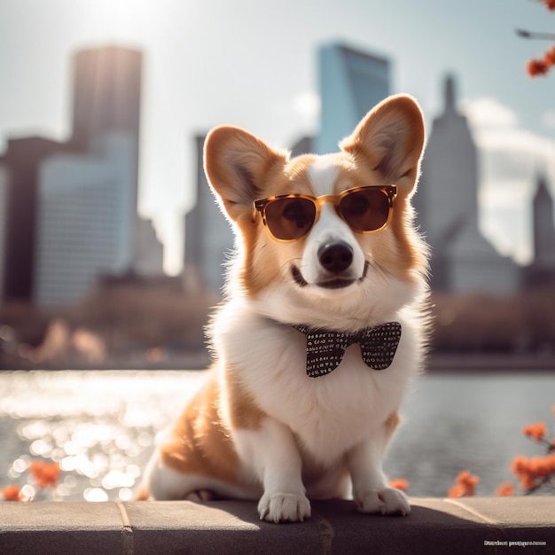 Cães de rua e fundo branco