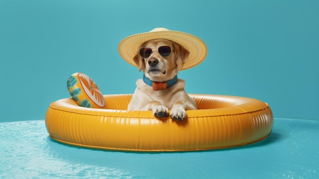 Cães na praia.