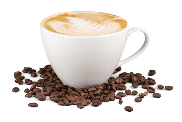 Foto café branco puro