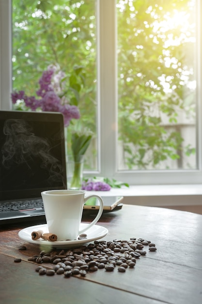 Café da Manhã com Café Preto aromático