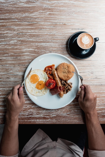 Foto café da manhã inglês top