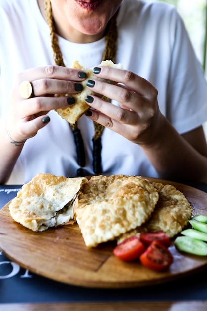 Café da manhã rico e delicioso