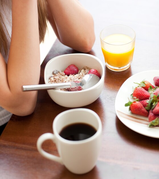 Foto café da manhã saudável