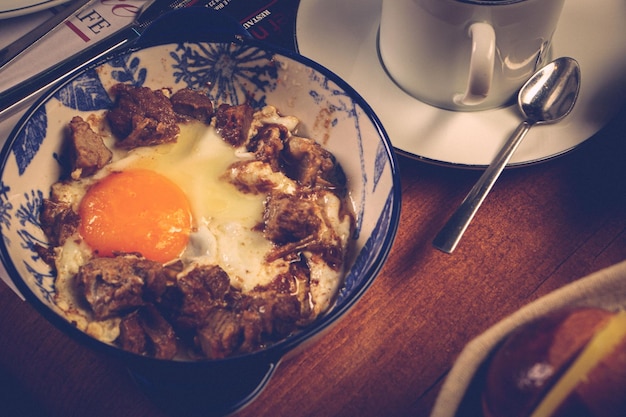 Café da manhã turco rico e delicioso