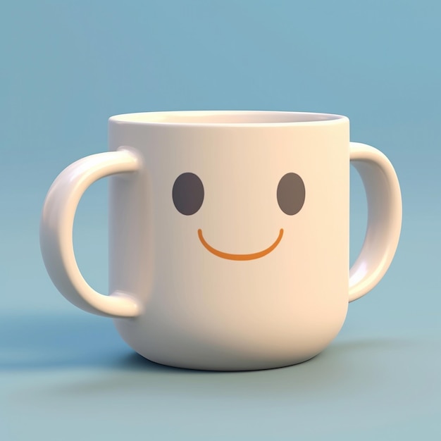 Café de desenho animado Modelo 3D