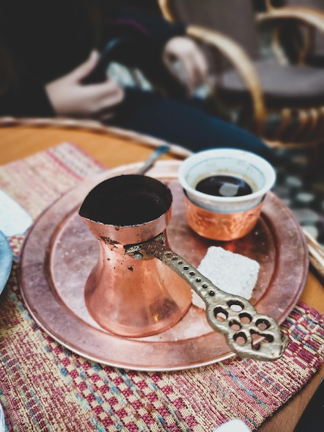 Foto café y dulces de bosnia