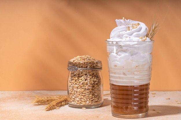 Café frappé orzo de cebada