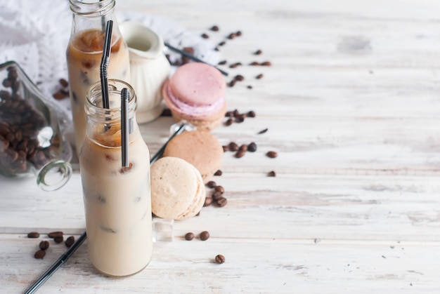 Café helado en botella