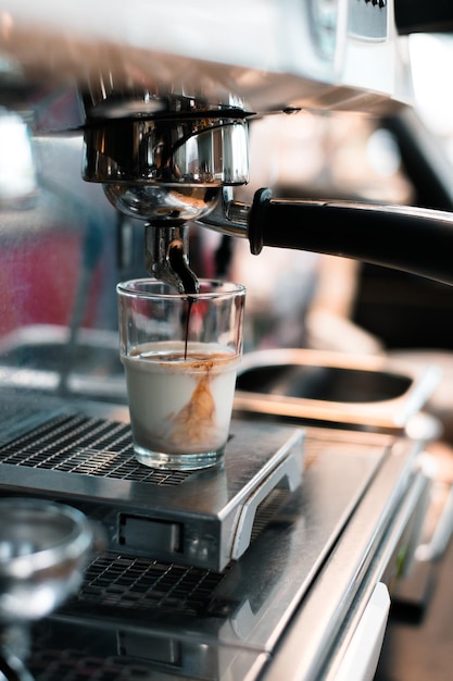 Café helado con leche