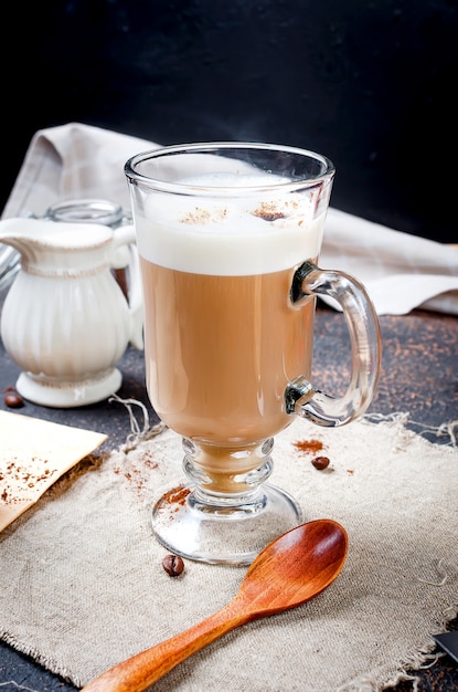 Café con leche con espuma