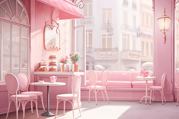 Café parisino Princess La experiencia encantadora de una dama real