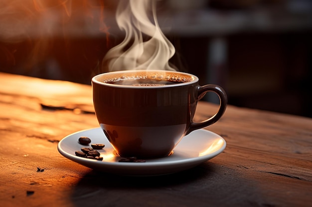 Foto café quente