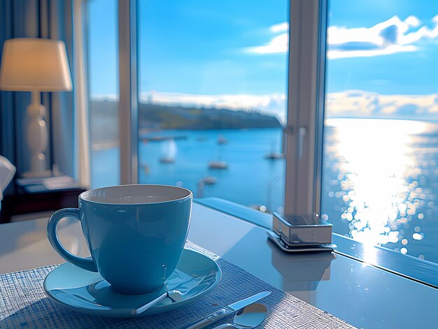 Foto café realista fondo café relajación café de la mañana