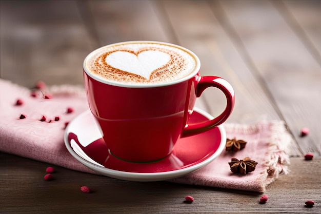 Foto café de san valentín