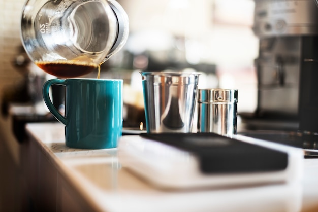 Café-Service-strömendes Retaurant-Konzept