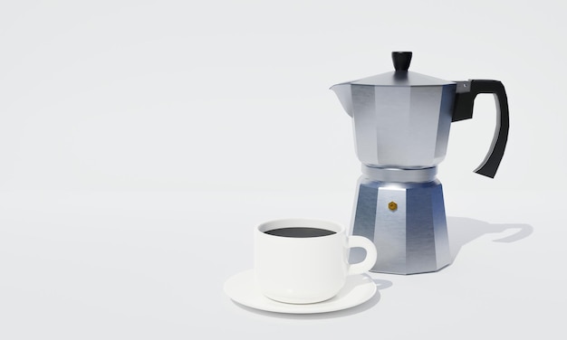 Cafetera Moka portátil para hacer espresso Cafetera de aluminio con estufas de gas o estufas magnéticas