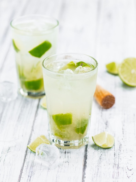 Caipiriña recién hecha