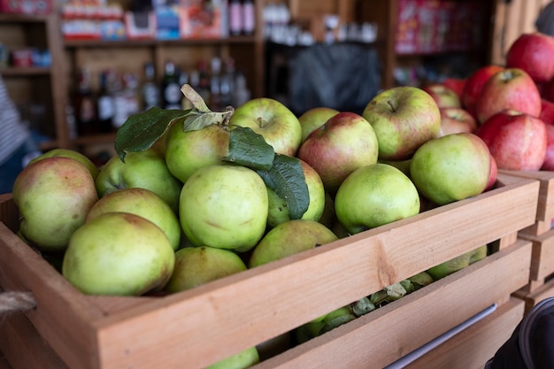 Caixa de lote Apple para a produção de cidra