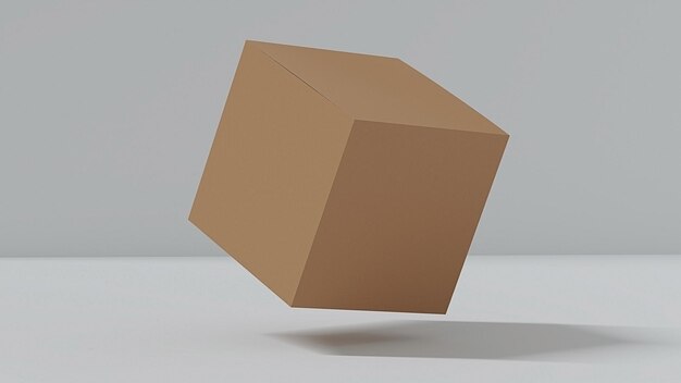 caixa de maquete de embalagem 3d