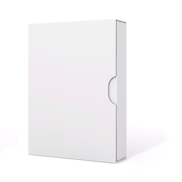 caixa de pacote de produto em branco 3d em branco