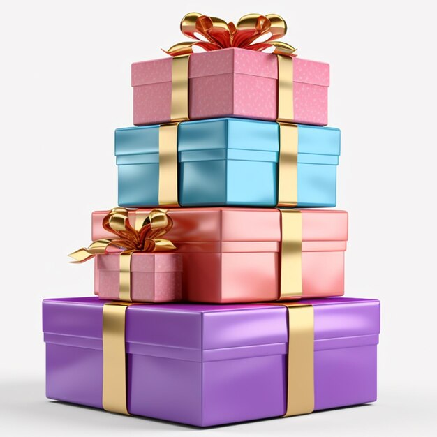 Caixa de presentes de Natal gerada por IA Imagem de rawpixel