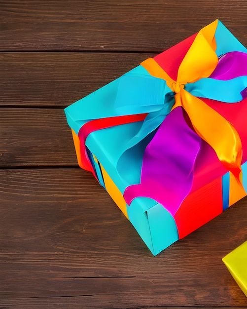 Foto caixas de presente surpresa coloridas para o natal