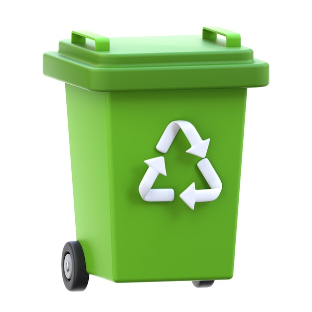 Caixón de reciclaje para el Día de la Tierra Gestión de residuos Reciclaje limpieza sostenible ecológica