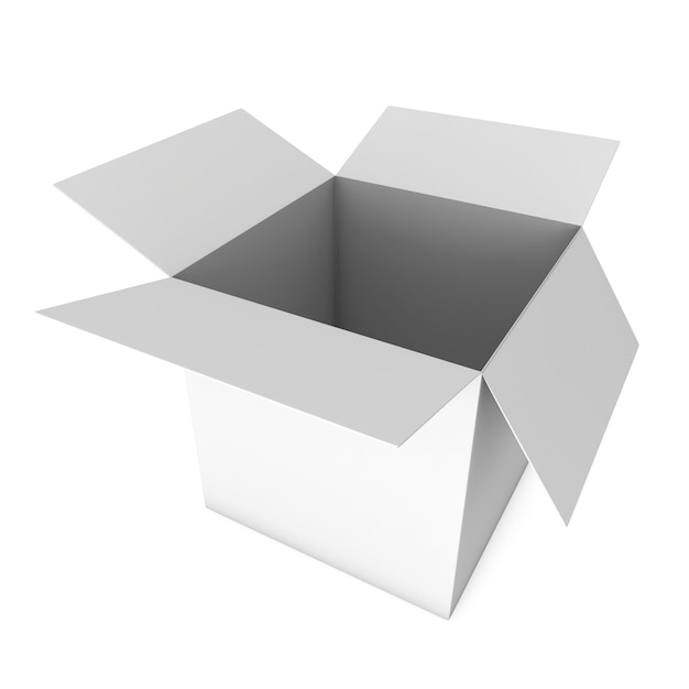 caja abierta 3d