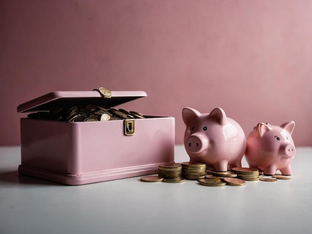 la caja de ahorros rosa