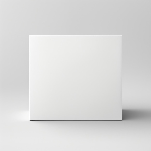 Una caja blanca con un cuadrado blanco que dice "la palabra".