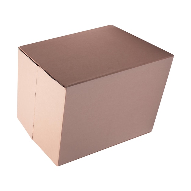 Caja de cartón cerrada