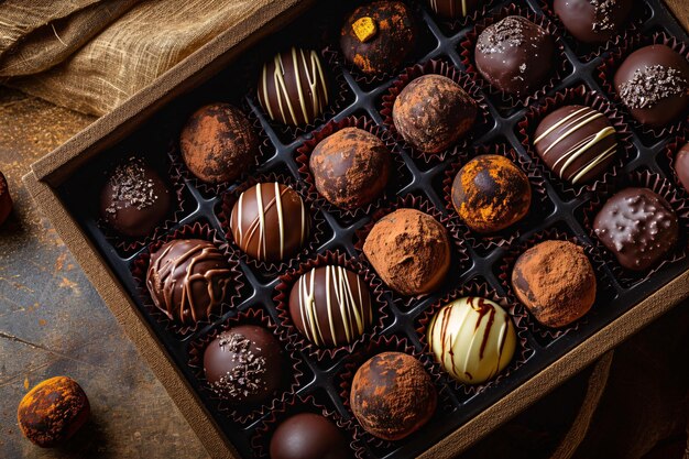 una caja de chocolates