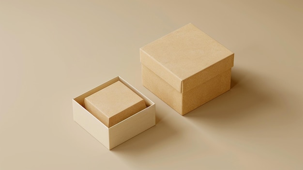 una caja con un cuadrado en el interior que dice cuadrado en la parte inferior