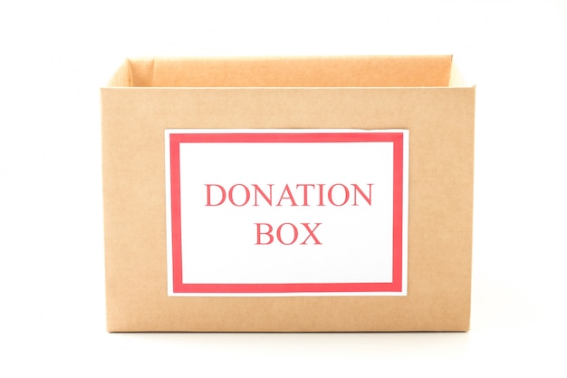 Caja de donación