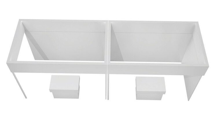 Foto caja de exposiciones comerciales