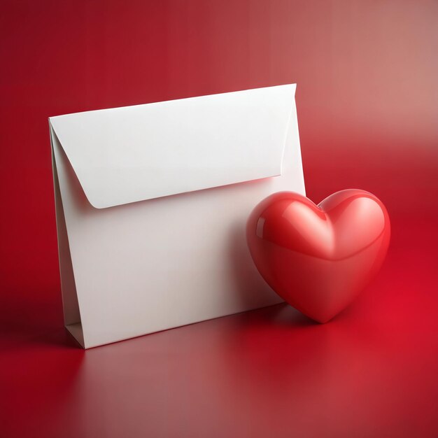 una caja en forma de corazón con un corazón en la parte superior