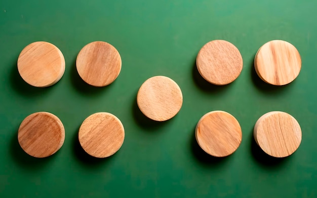 caja de madera en un fondo aislado