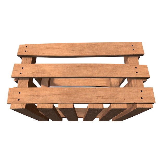 Caja de madera para transporte y almacenamiento