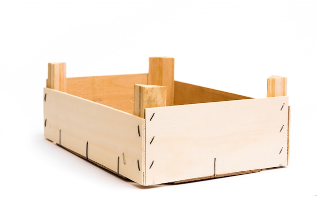 Caja de madera vacía