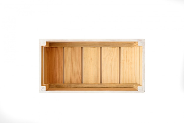 Caja de madera vacía