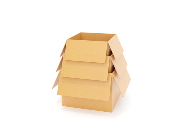una caja con la palabra cartón en ella