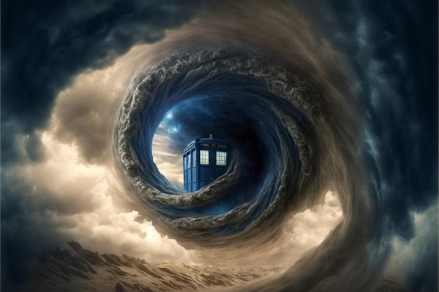 Caja de policía azul Tardis Doctor Who