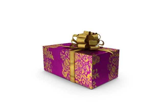 Caja de regalo 3d