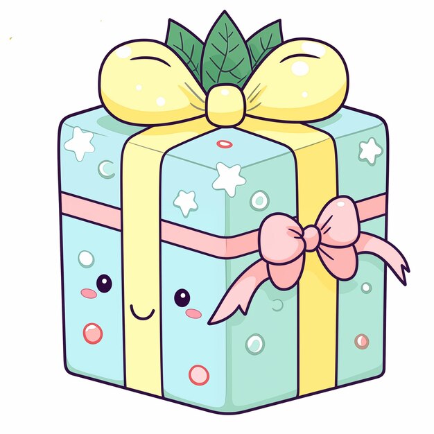 Caja de regalo para kawaii